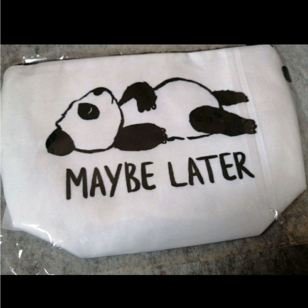Panda 🐼 "Maybe Later" Pouch - Picture 3 of 3
